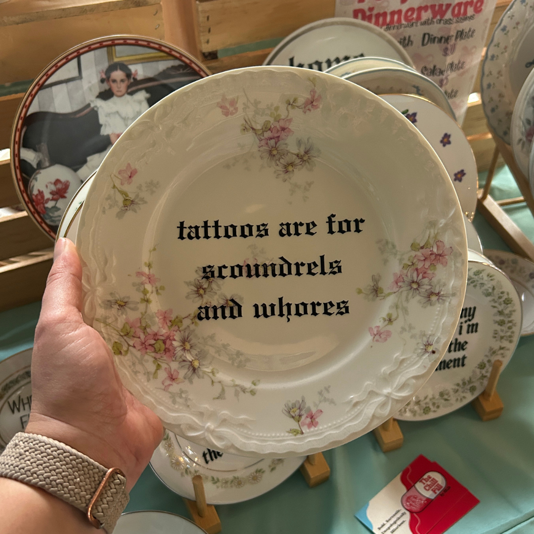 Salad Plate - Tattoos