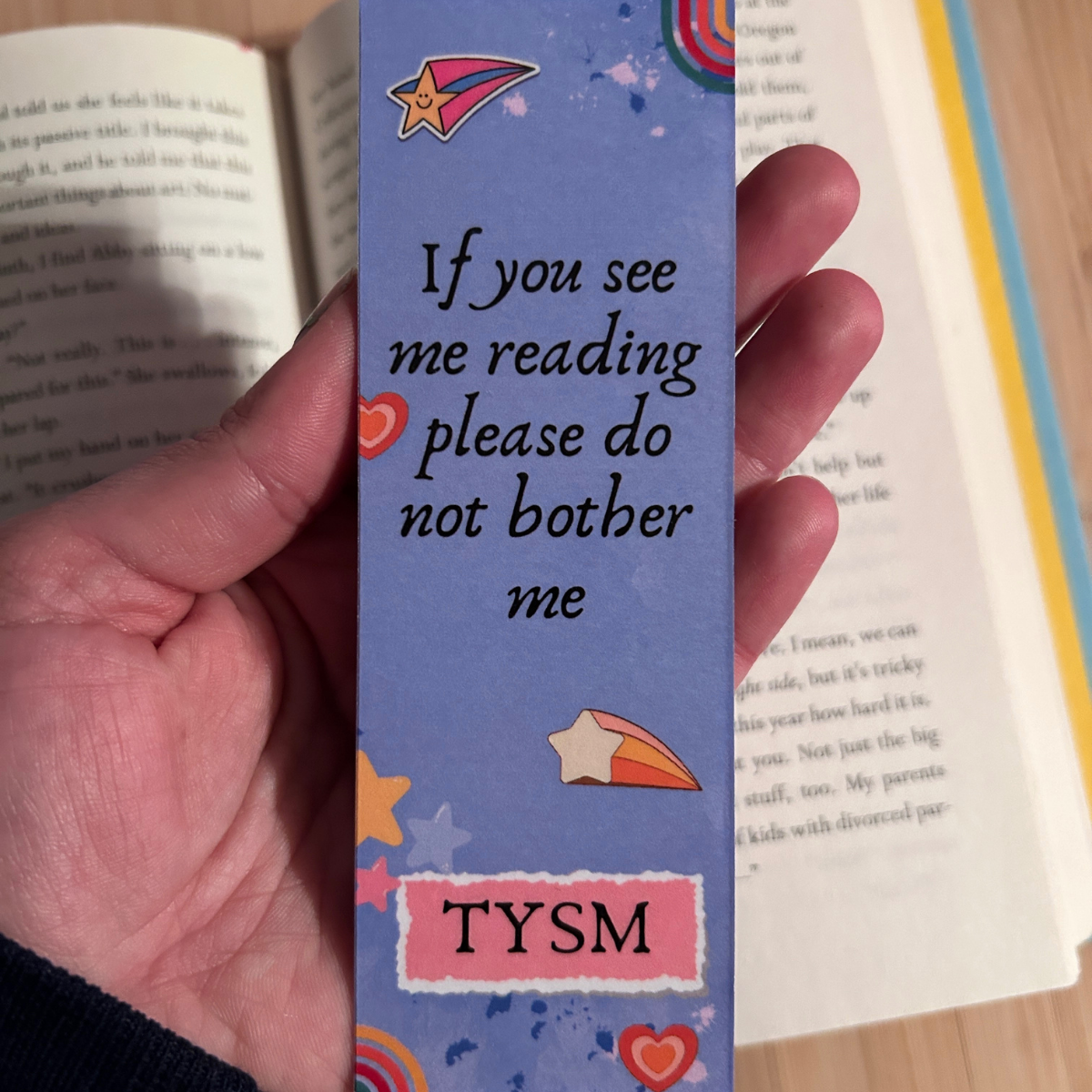 Do Not Bother Me Bookmark