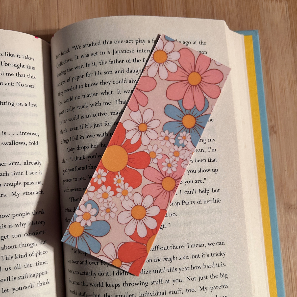 Groovy Flowers Bookmark