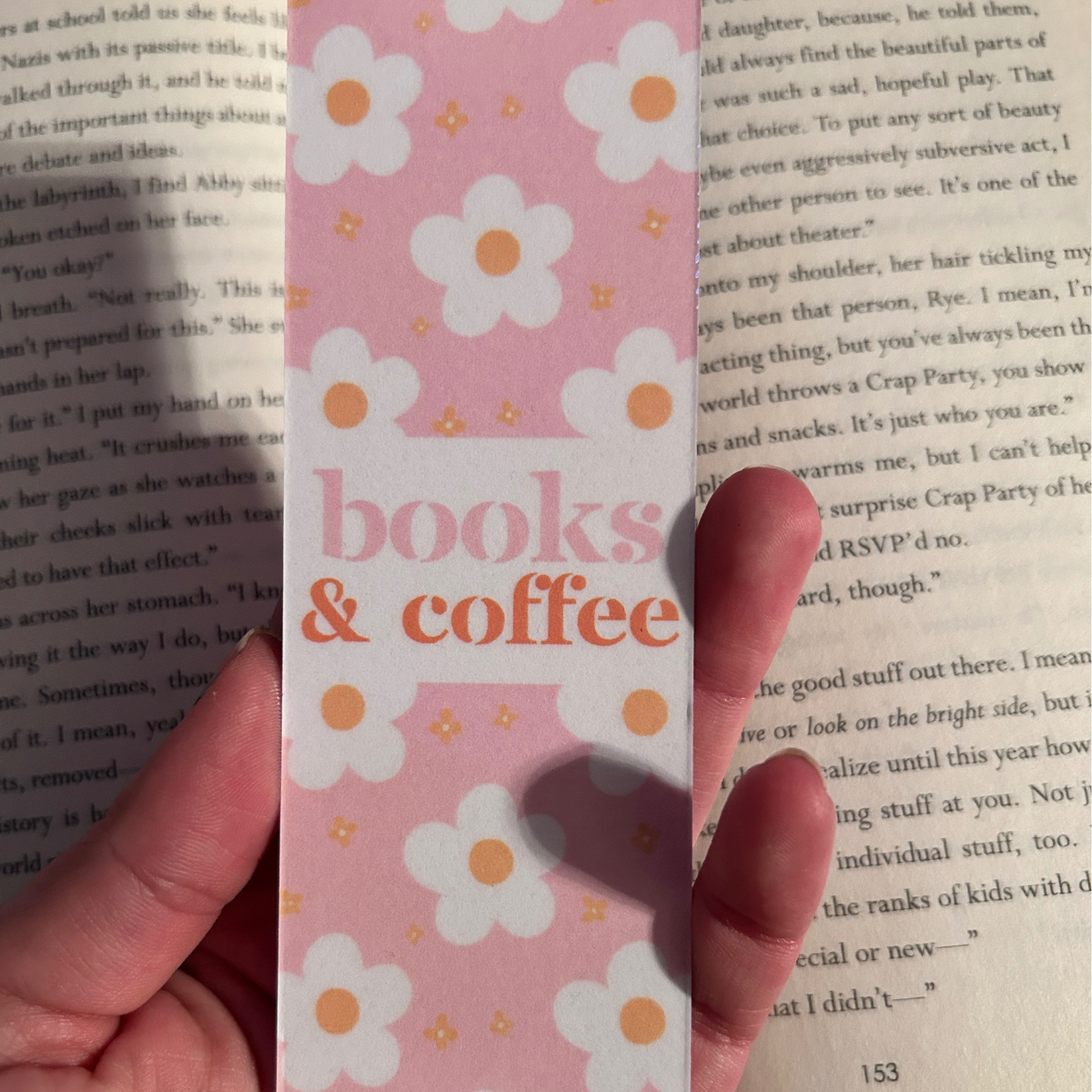 Books & Coffee Bookmark