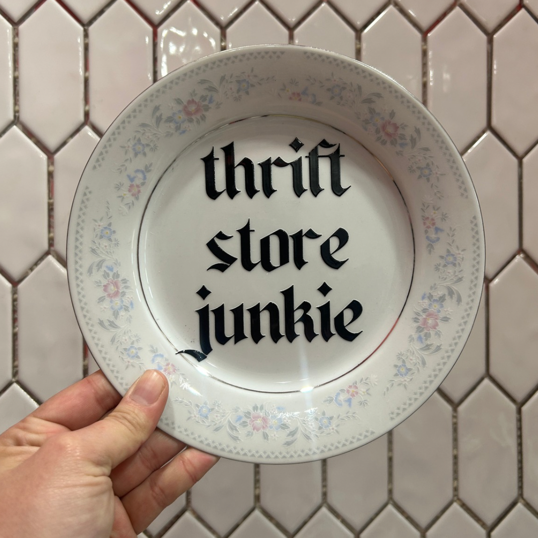Salad Plate - Thrift Store Junkie