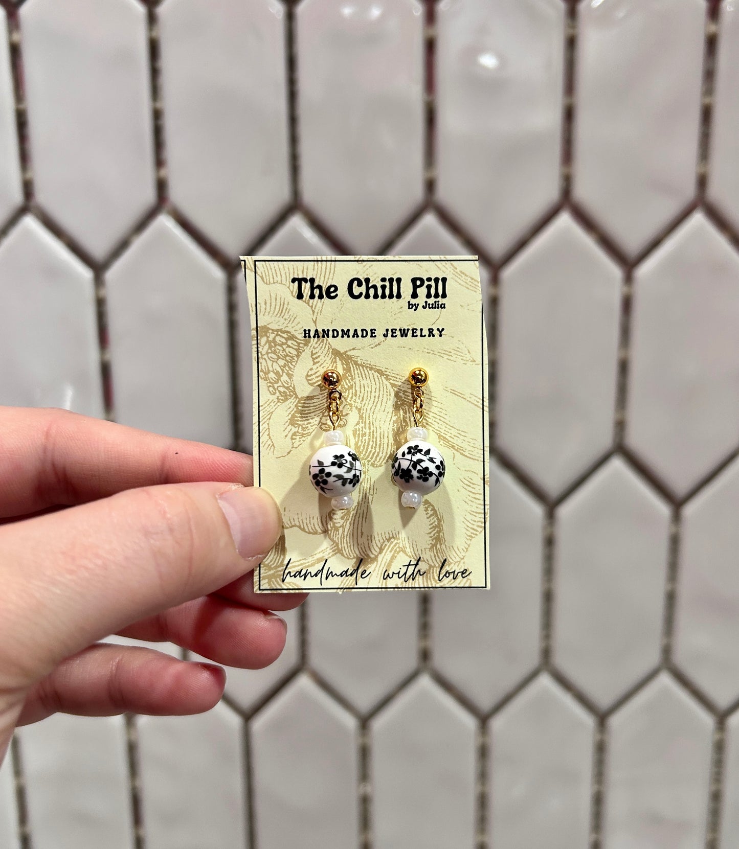 Midnight Blossom Earrings