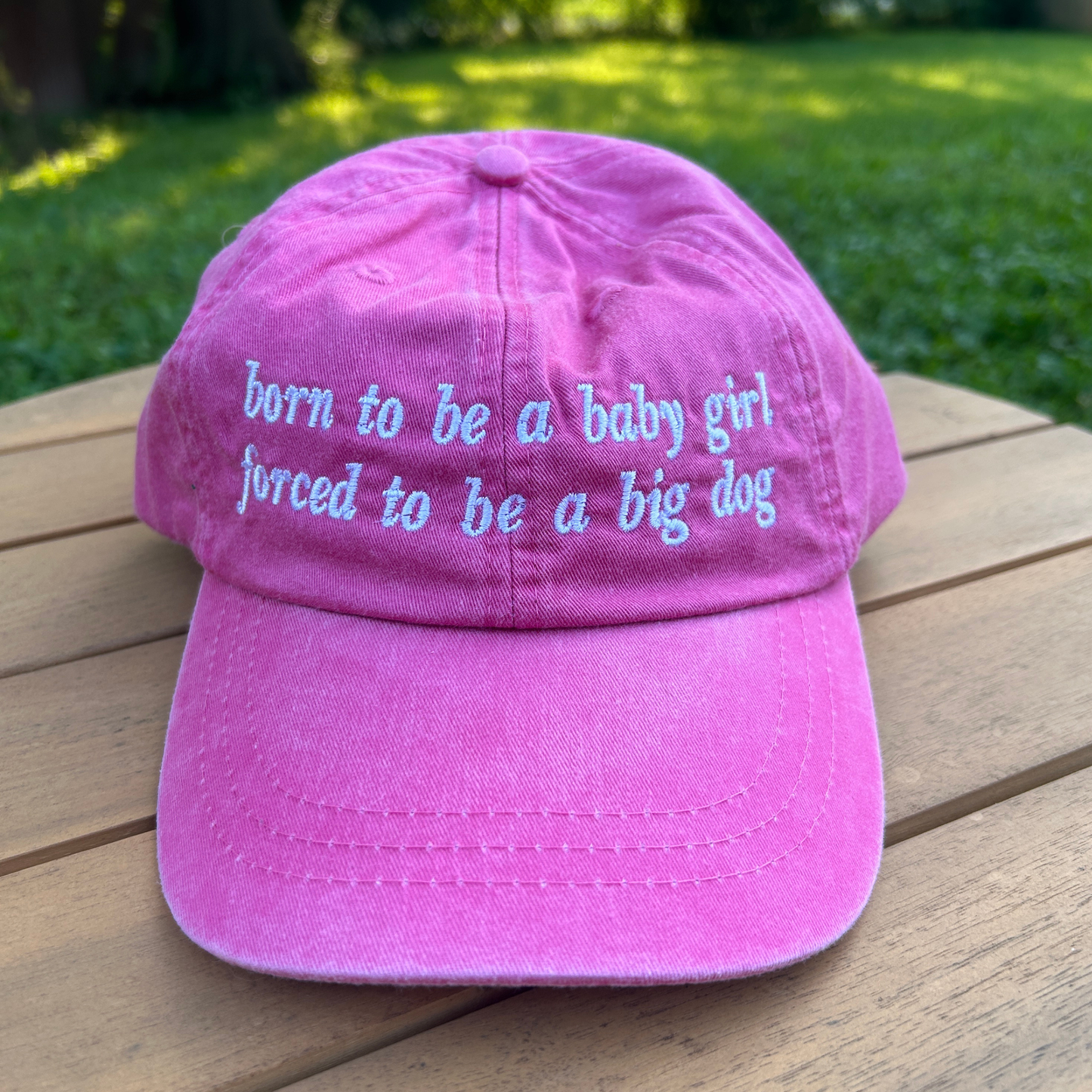 Forced to be a Big Dog Baseball Hat