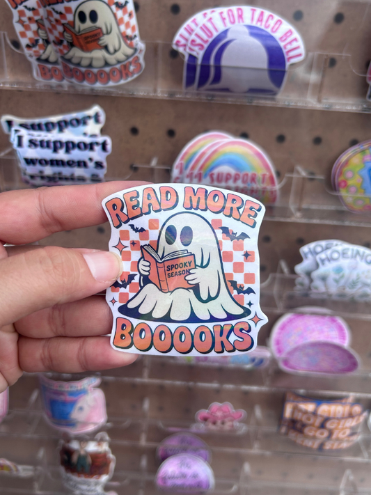 Read More Books Waterproof Sticker