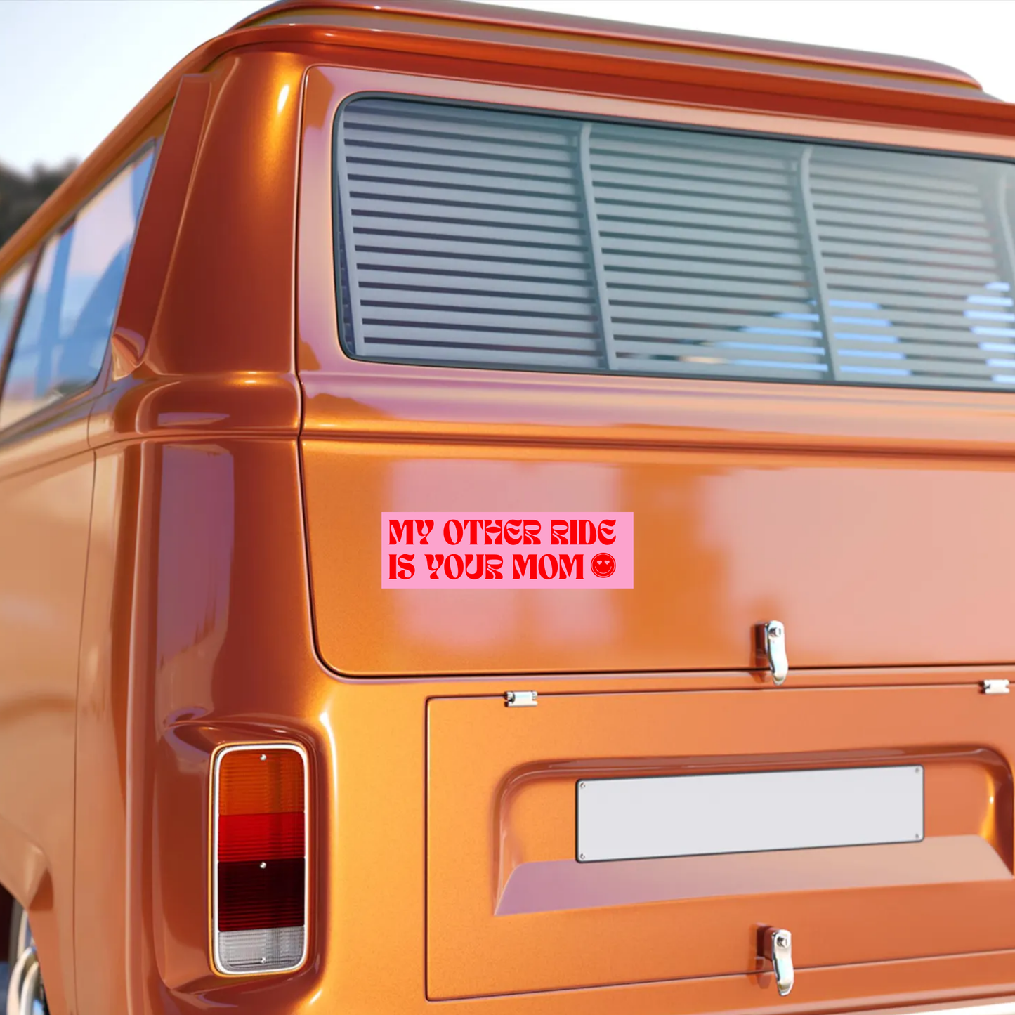 My Other Ride Is Your Mom Magnetic Bumper Sticker