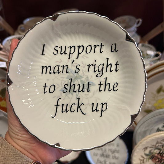 Trinket Dish - I Support a Man's Right
