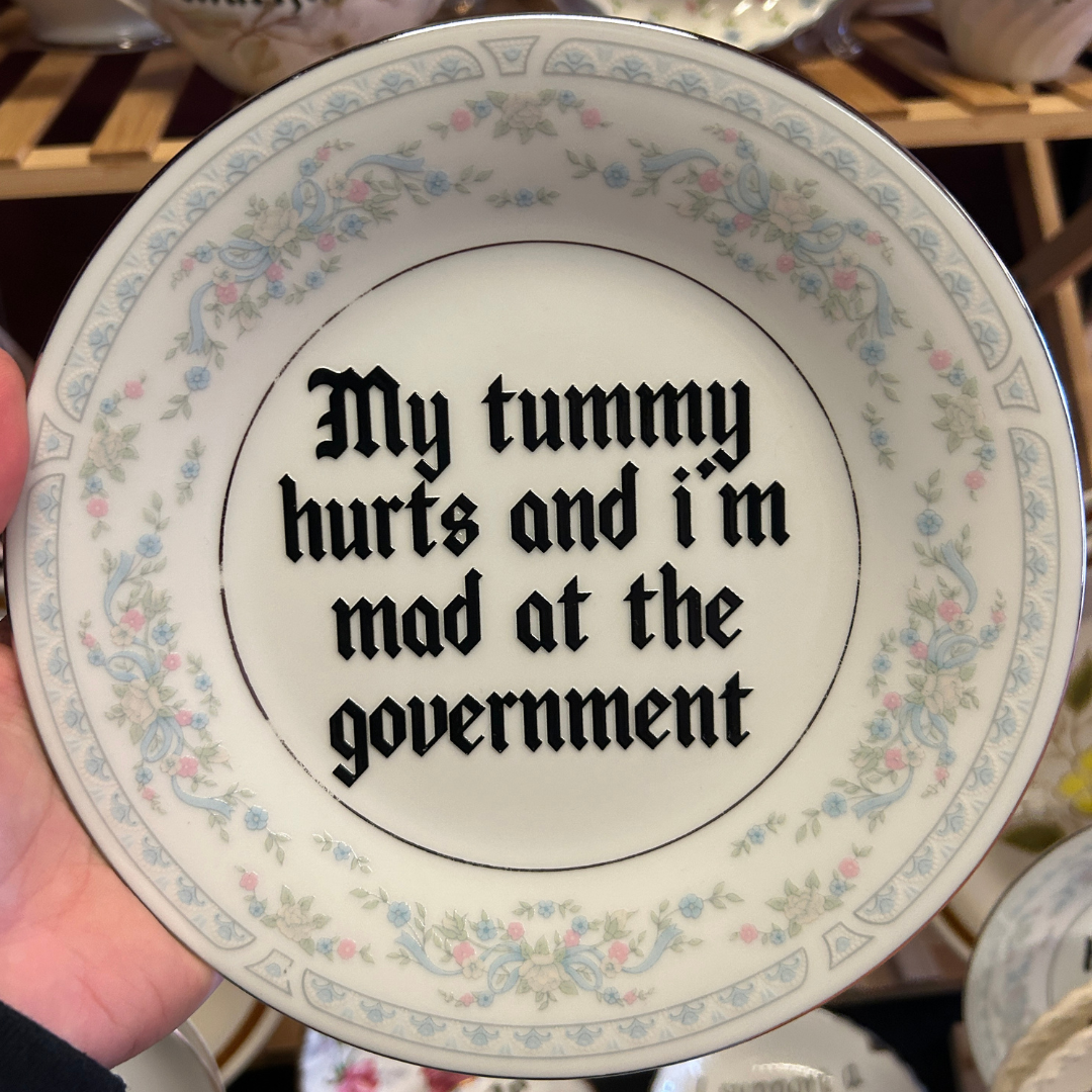 Small Plate - Tummy Hurts