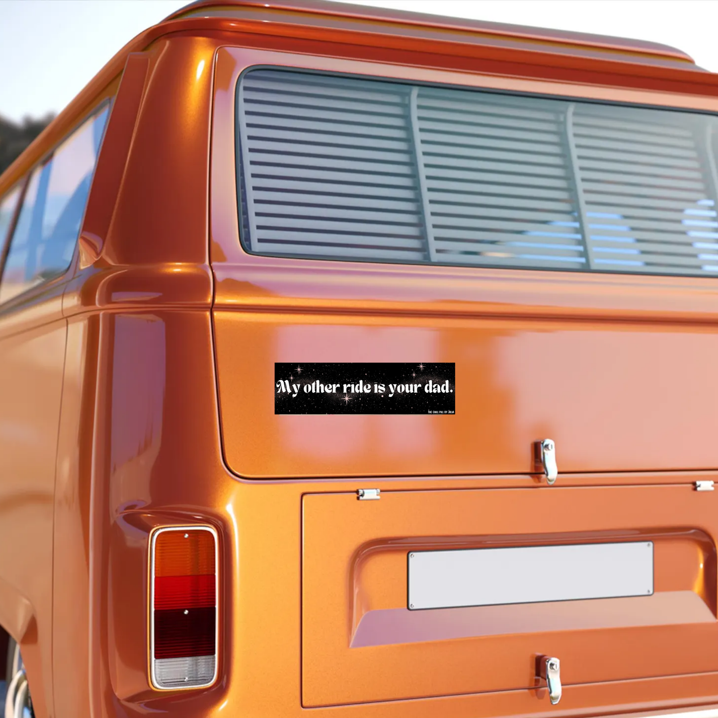 Other Ride Is Your Dad Magnetic Bumper Sticker