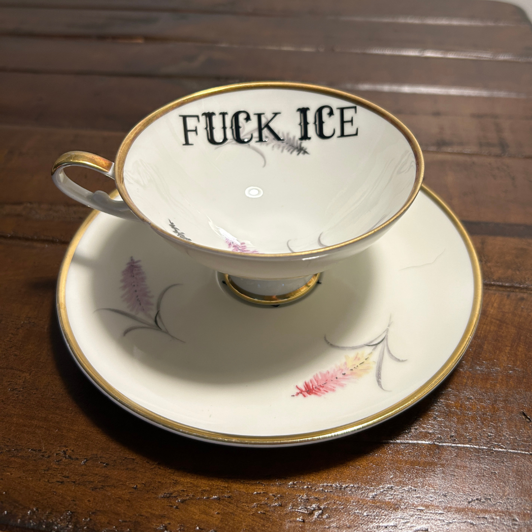 Classy Tea Cup & Saucer - F*ck Ice