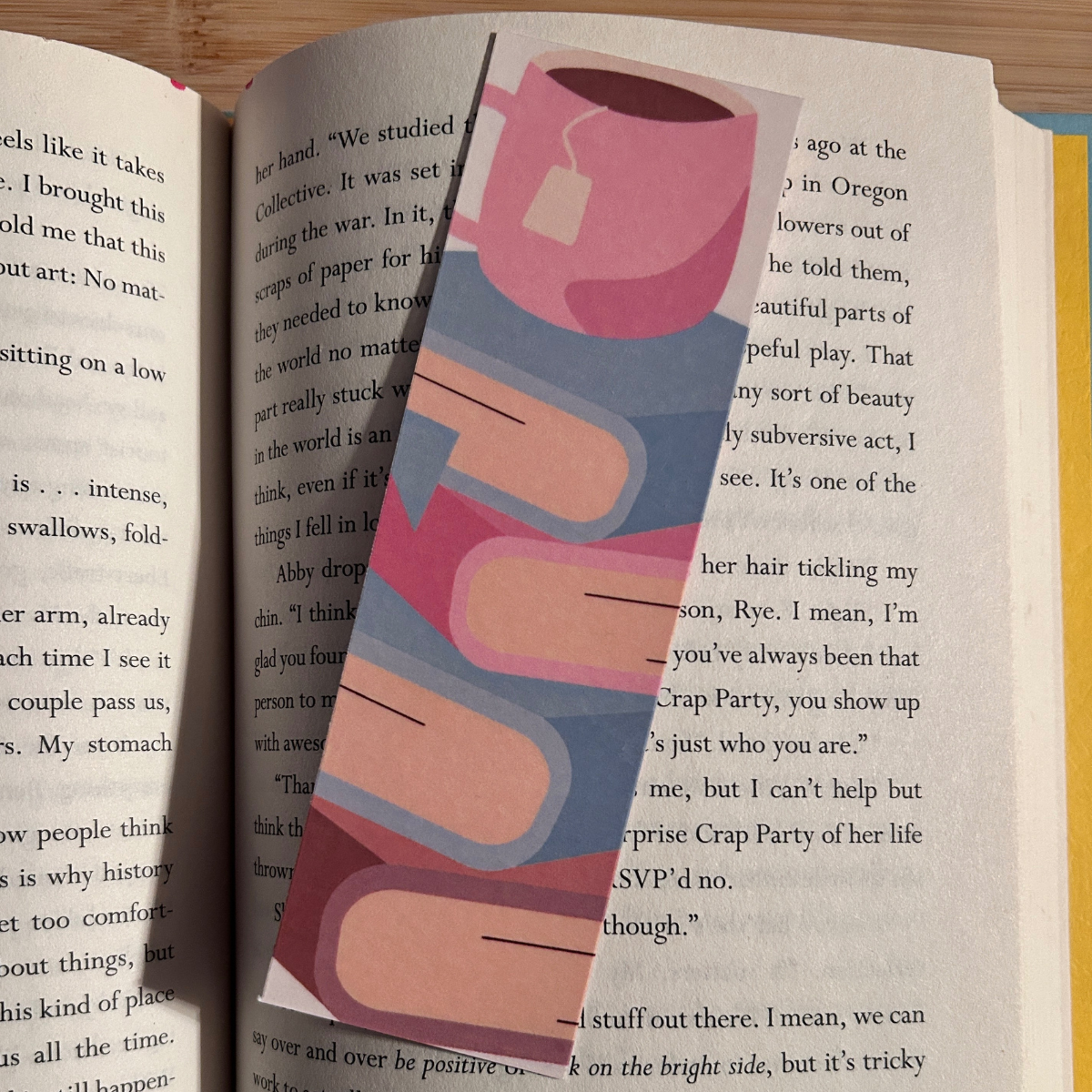 Books and Tea Bookmark