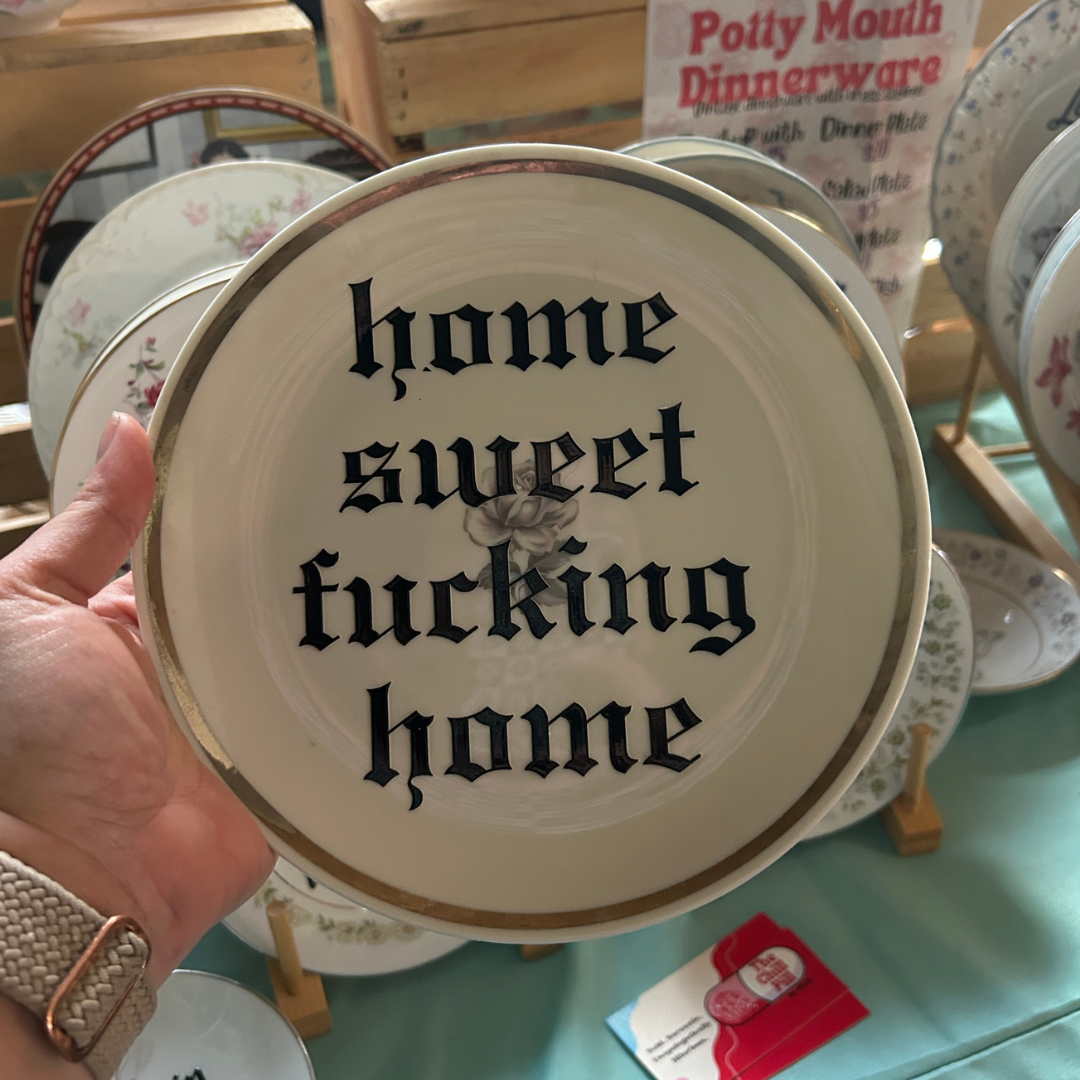 Salad Plate - Home Sweet F*cking Home
