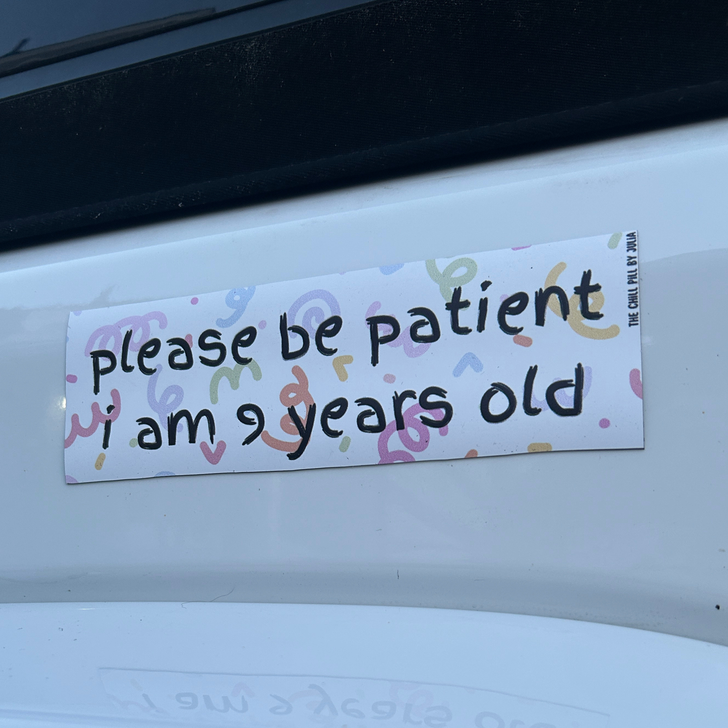 I'm 9 Years Old Magnetic Bumper Sticker