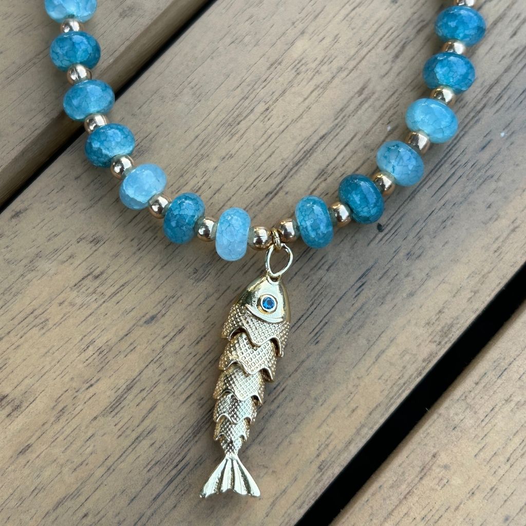"Here Fishy Fishy" Candy Necklace