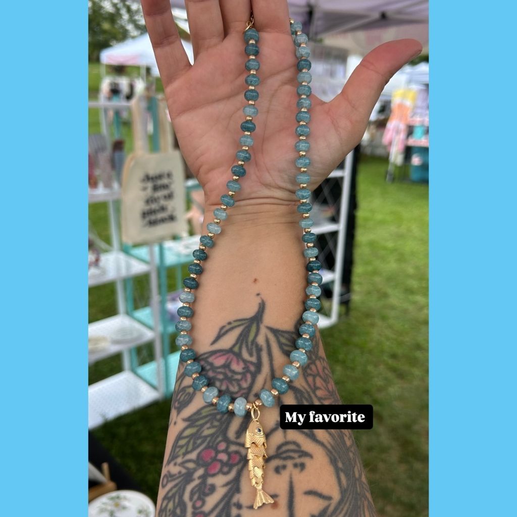 "Here Fishy Fishy" Candy Necklace
