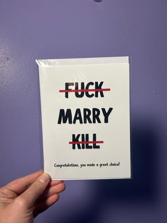 F*ck Marry Kill - You Made The Right Choice