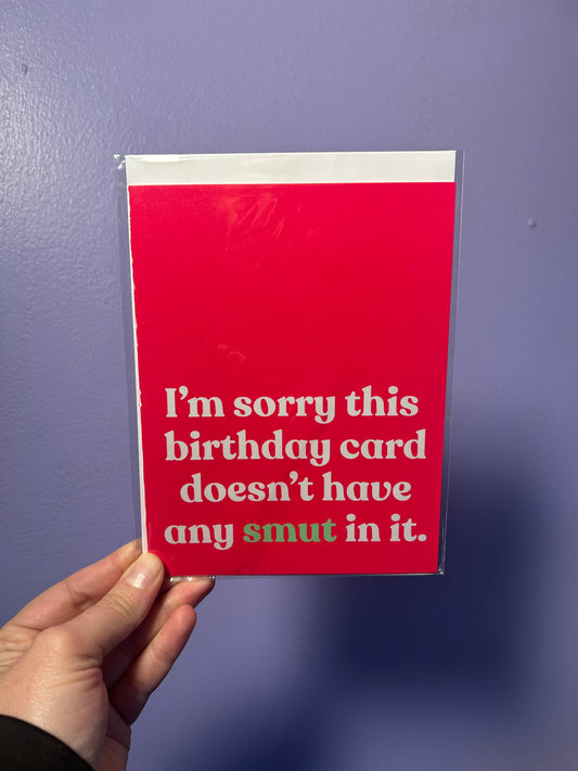 I’m Sorry There’s No Smut