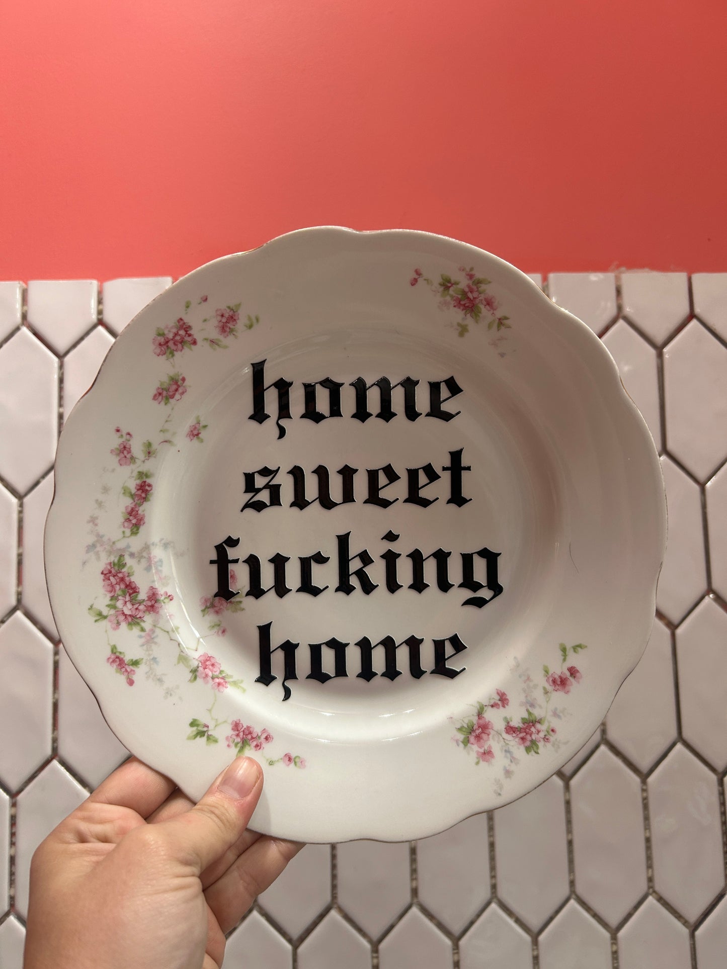 Dinner Plate - Home Sweet F*cking Home