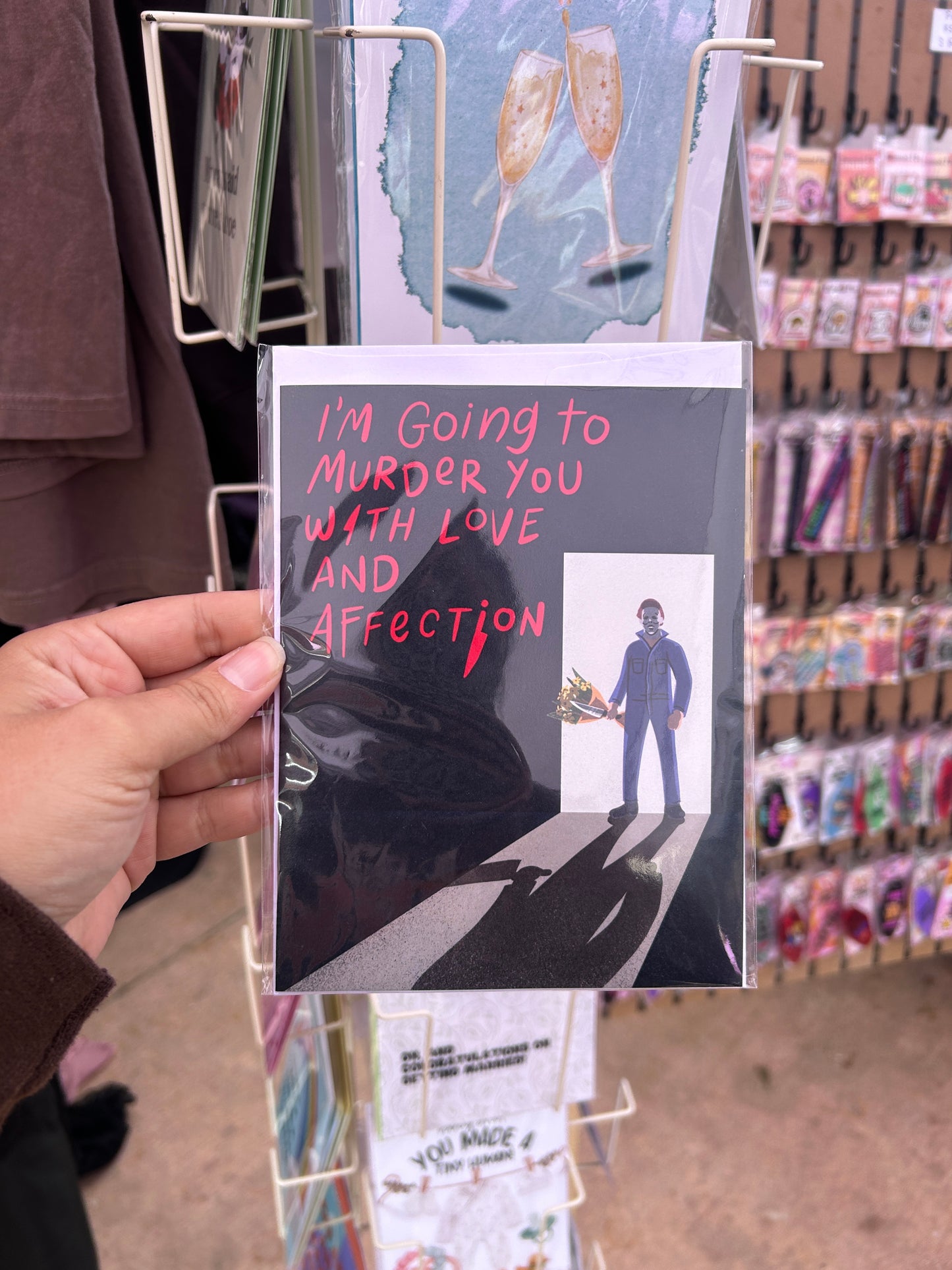 Murder You With Love Greeting Card