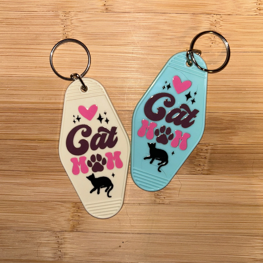 Motel Keychain - Cat Mom