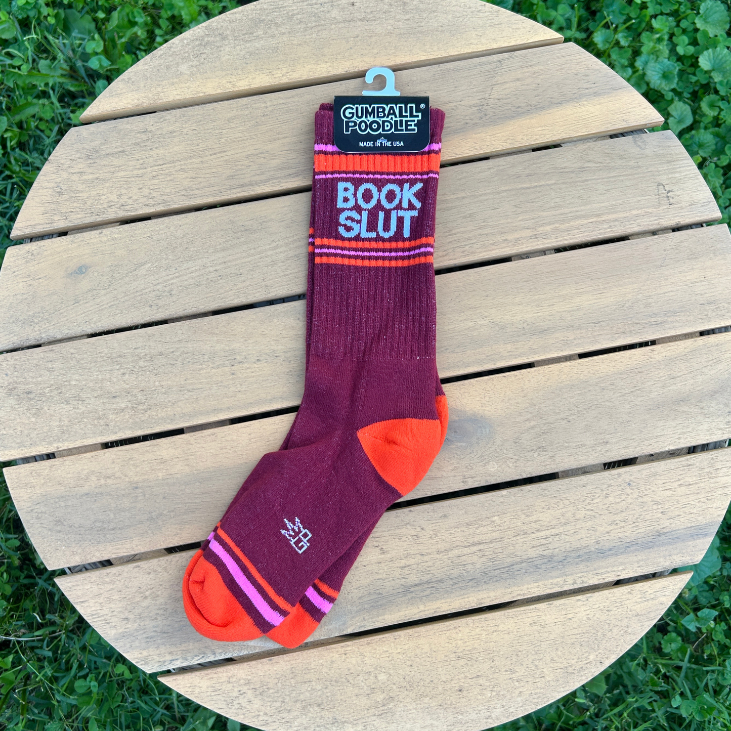 Book Slut Gym Socks