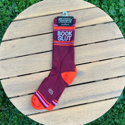 Book Slut Gym Socks