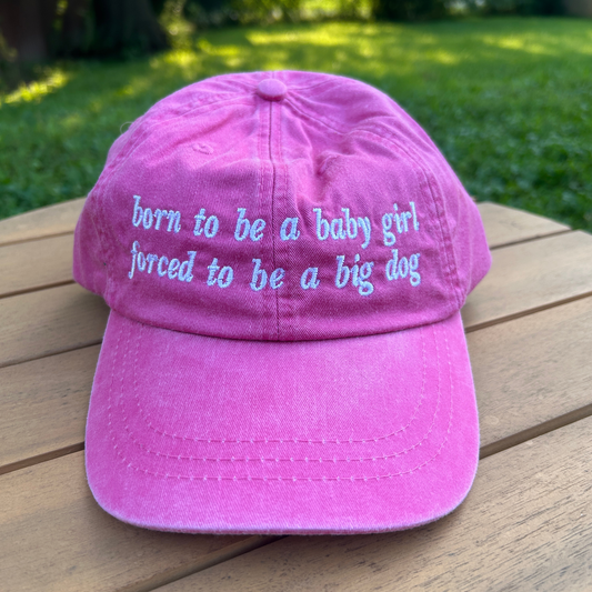 Forced to be a Big Dog Baseball Hat