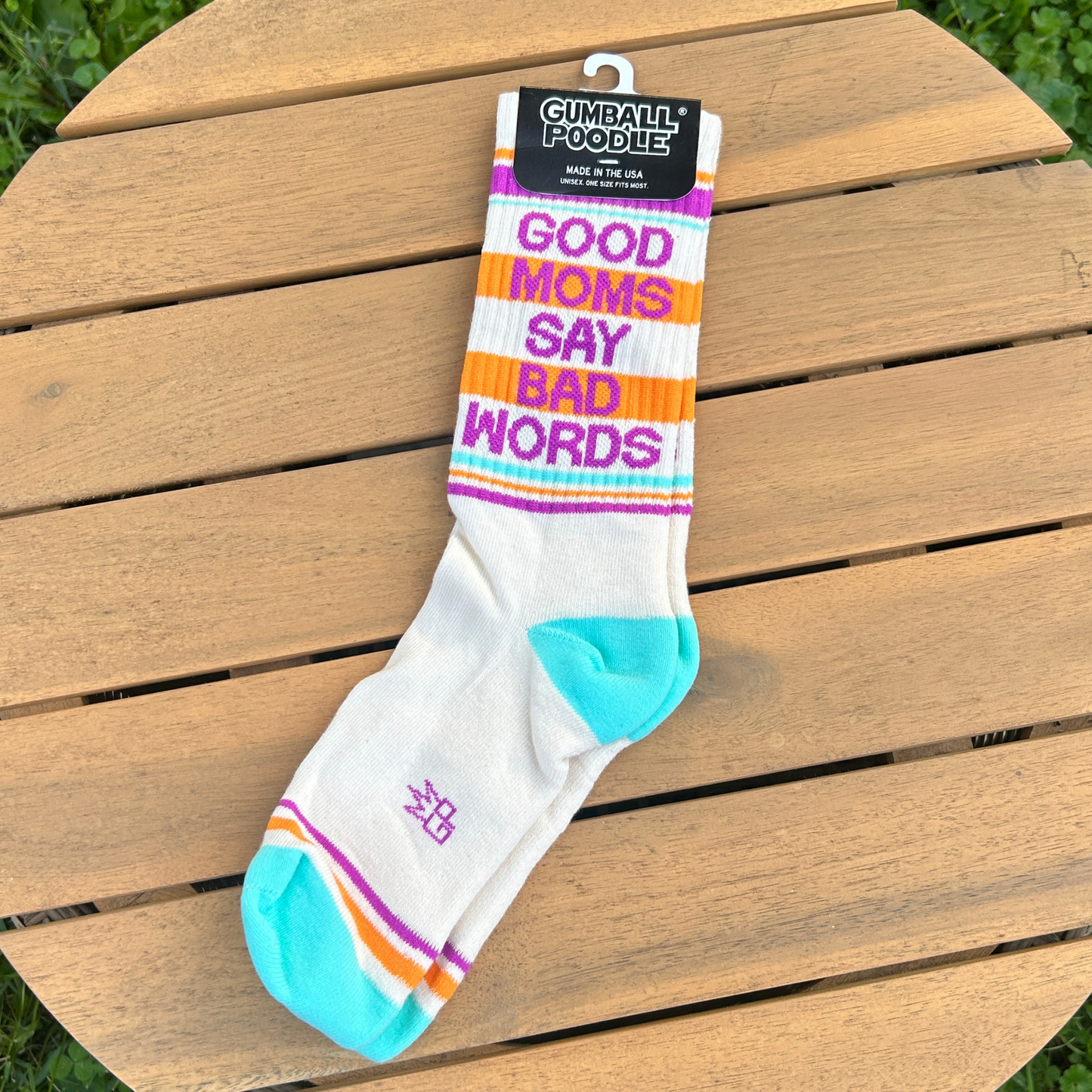 Good More Say Bad Words Gym Socks