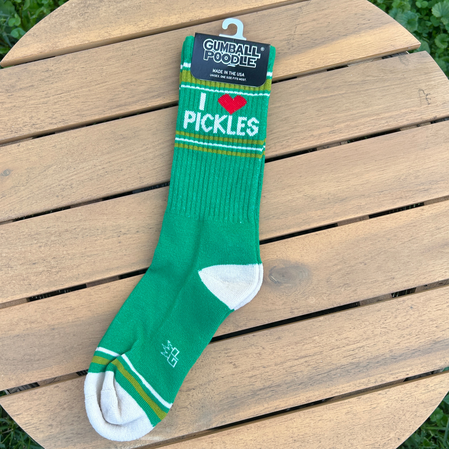 I ❤️ Pickles Gym Socks