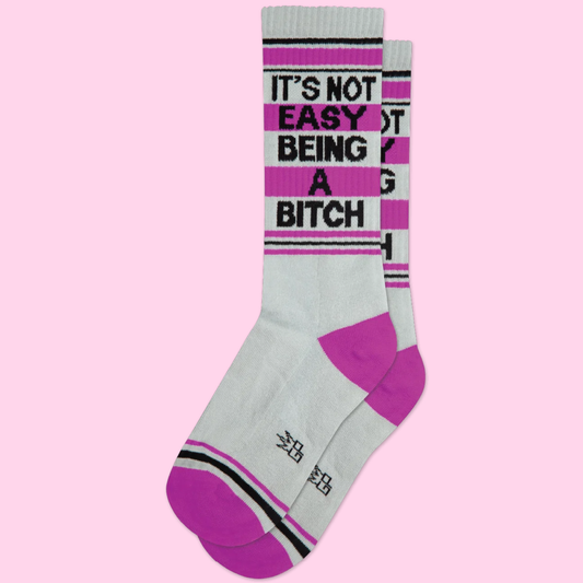 It's Not Easy Being a Bitch Gym Socks